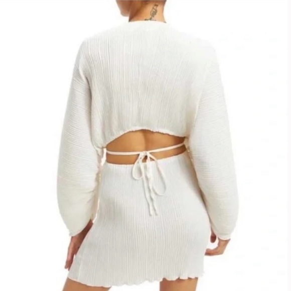 GOOD AMERICAN Always Fits Plisse Mini Dress - Picture 3 of 9